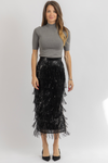 ESTERY SEQUIN SKIRT