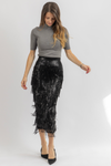 ESTERY SEQUIN SKIRT