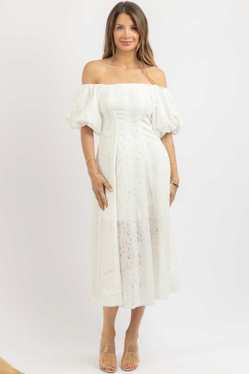 WILSON EYELET DRESS