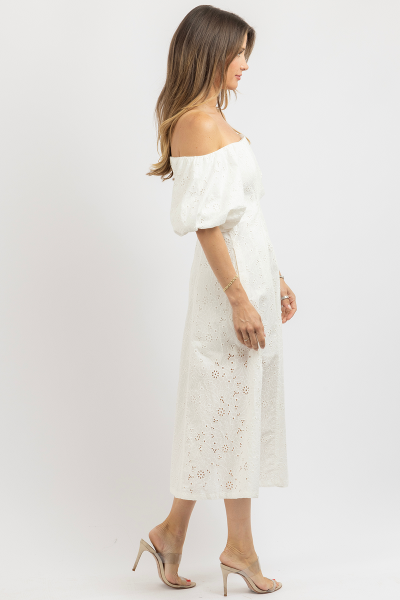 WILSON EYELET DRESS