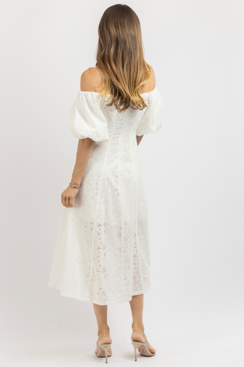 WILSON EYELET DRESS