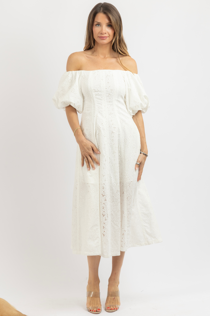 WILSON EYELET DRESS