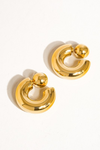 FERNANDA GOLD HOOP EARRING