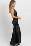 FINER THINGS PLUNGING MAXI DRESS