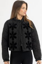 BOBBI QUILTED PATCH JACKET