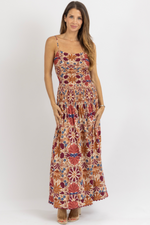 KARA SMOCK MAXI DRESS