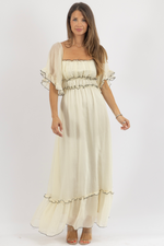 MARLOW FLUTTER DRESS