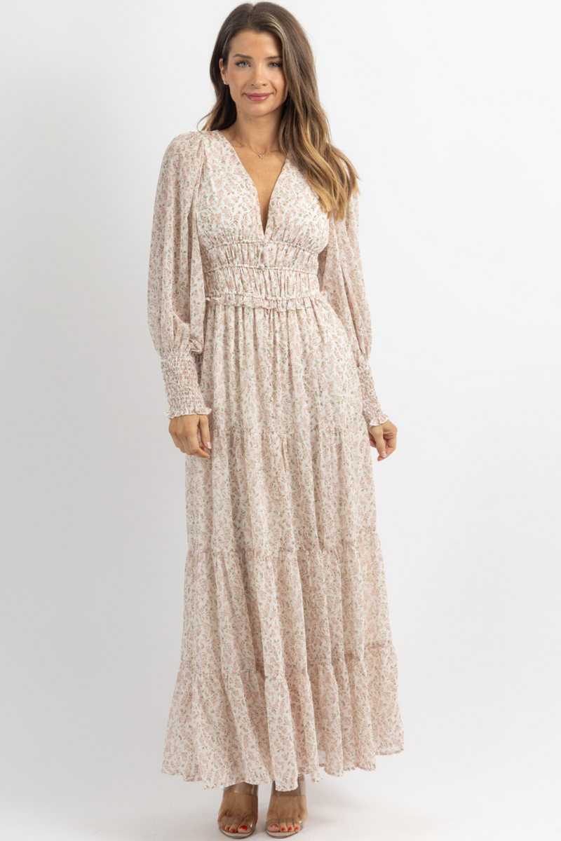 FOREVERMORE FLORAL MAXI DRESS