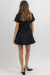 FRANCESCA BLACK MINI DRESS