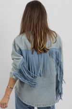 FRINGE OUT DENIM JACKET