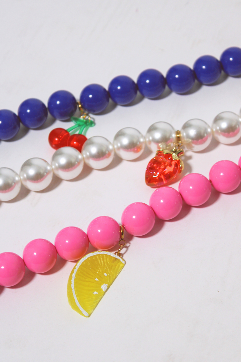 CHERRY BAUBLE NECKLACE
