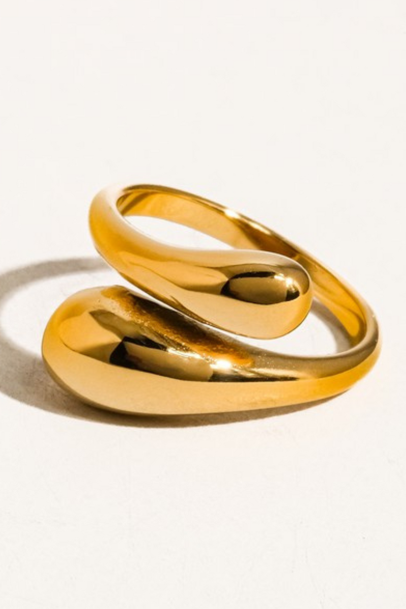 GABRIELLE GOLD TWIST RING