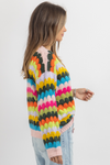 GEORGIE MULTICOLOR KNIT CARDI