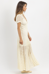 GIANNA CREAM LACE MAXI DRESS *BACK IN STOCK*