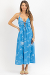 GIRL DINNER BLUE MAXI DRESS