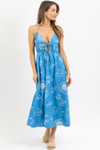 GIRL DINNER BLUE MAXI DRESS