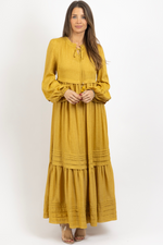 GLIMMER GOLDEN MAXI DRESS