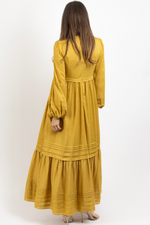 GLIMMER GOLDEN MAXI DRESS