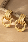 INTERTWINED HOOP GOLD EARRING *BACK IN STOCK*