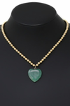 GREEN PENDANT NECKLACE