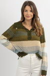 BEYOND OBSESSED OLIVE SWEATER