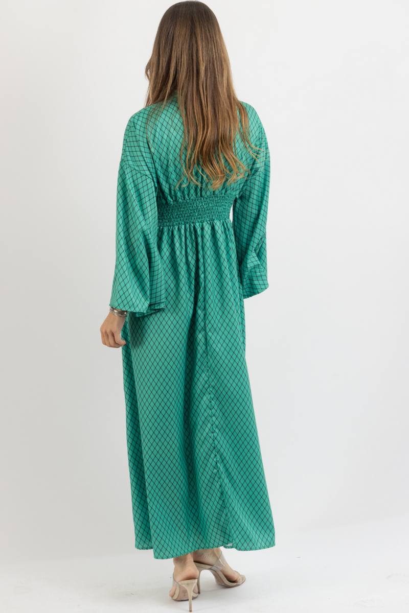 MAVEN GREEN MAXI DRESS