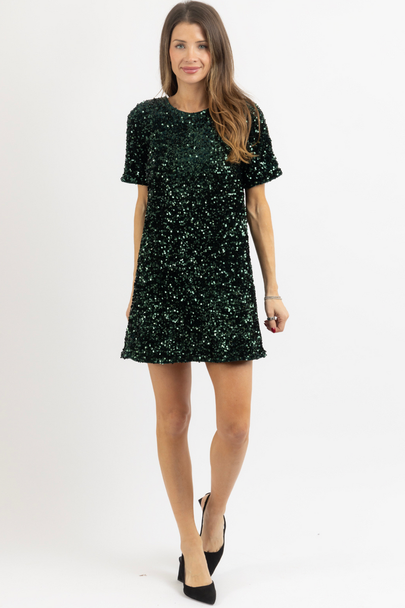 LUNA HUNTER SEQUIN DRESS