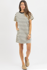 HADLEY BLACK TSHIRT DRESS