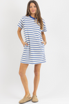 HADLEY BLUE TSHIRT DRESS