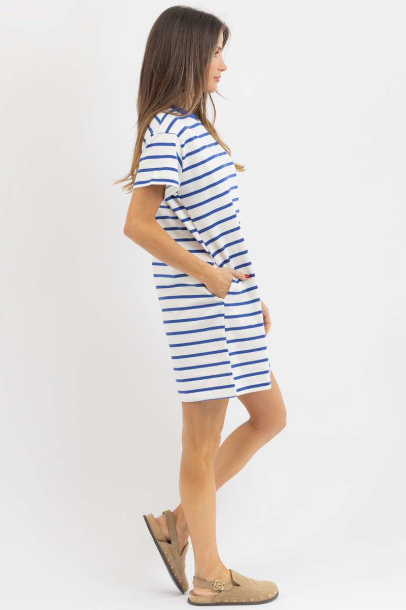 HADLEY BLUE TSHIRT DRESS