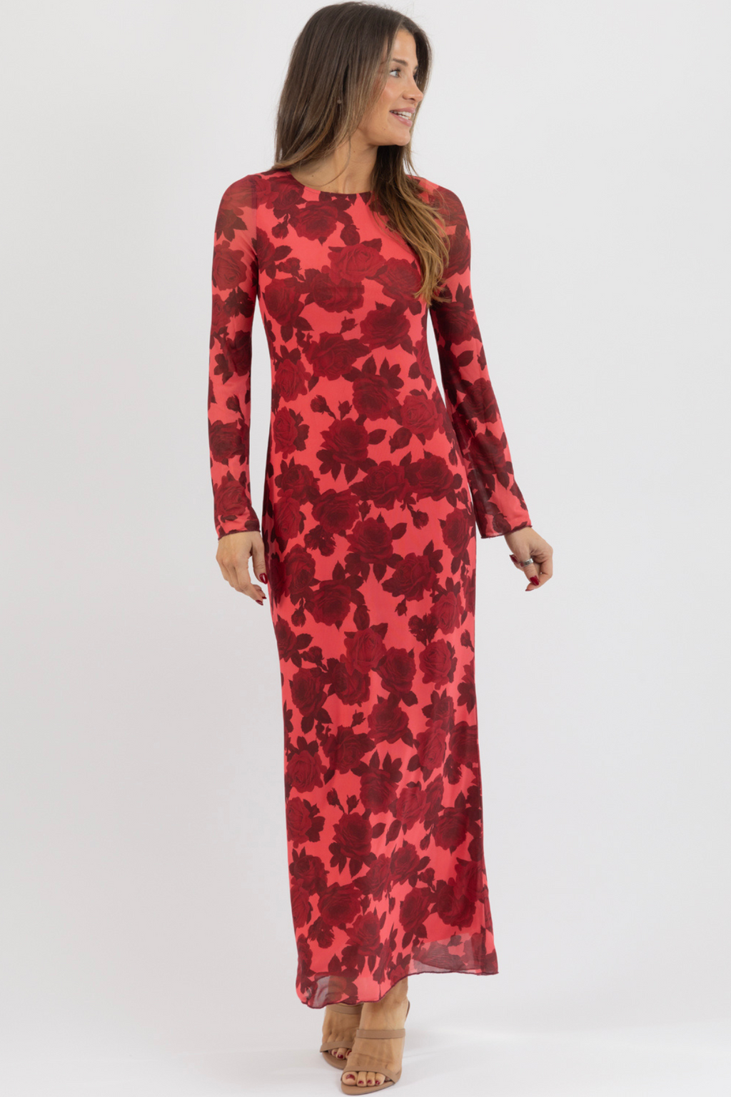 HAILEE RED MAXI DRESS *RESTOCK COMING SOON*