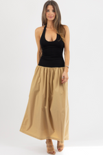 ROSALYN HALTER MAXI DRESS