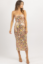 AMELIA SEQUIN TUBE MIDI DRESS