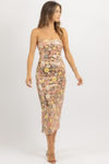 AMELIA SEQUIN TUBE MIDI DRESS