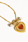 HAVANA RED HEART NECKLACE