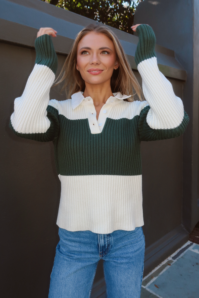 HAZEL STRIPE SWEATER