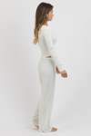 POINTELLE HEART PANT SET