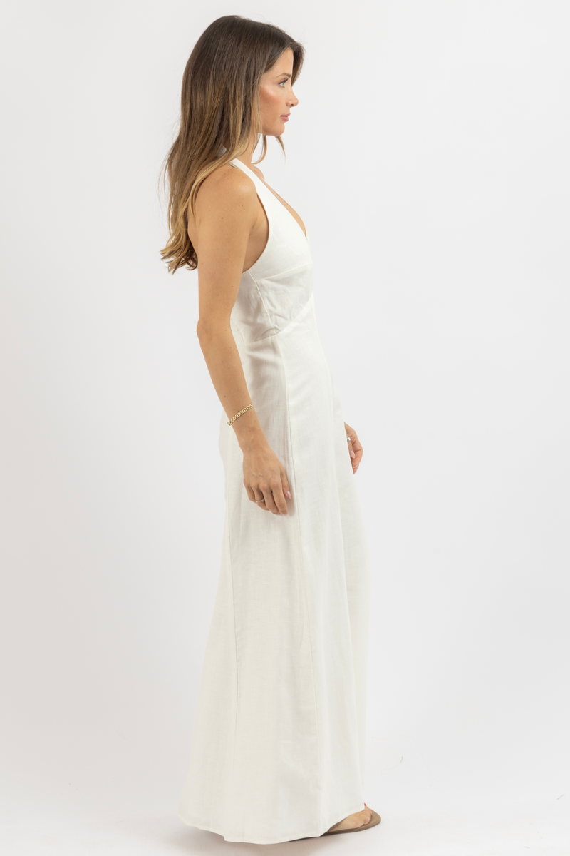 HOLDEN WHITE MAXI DRESS