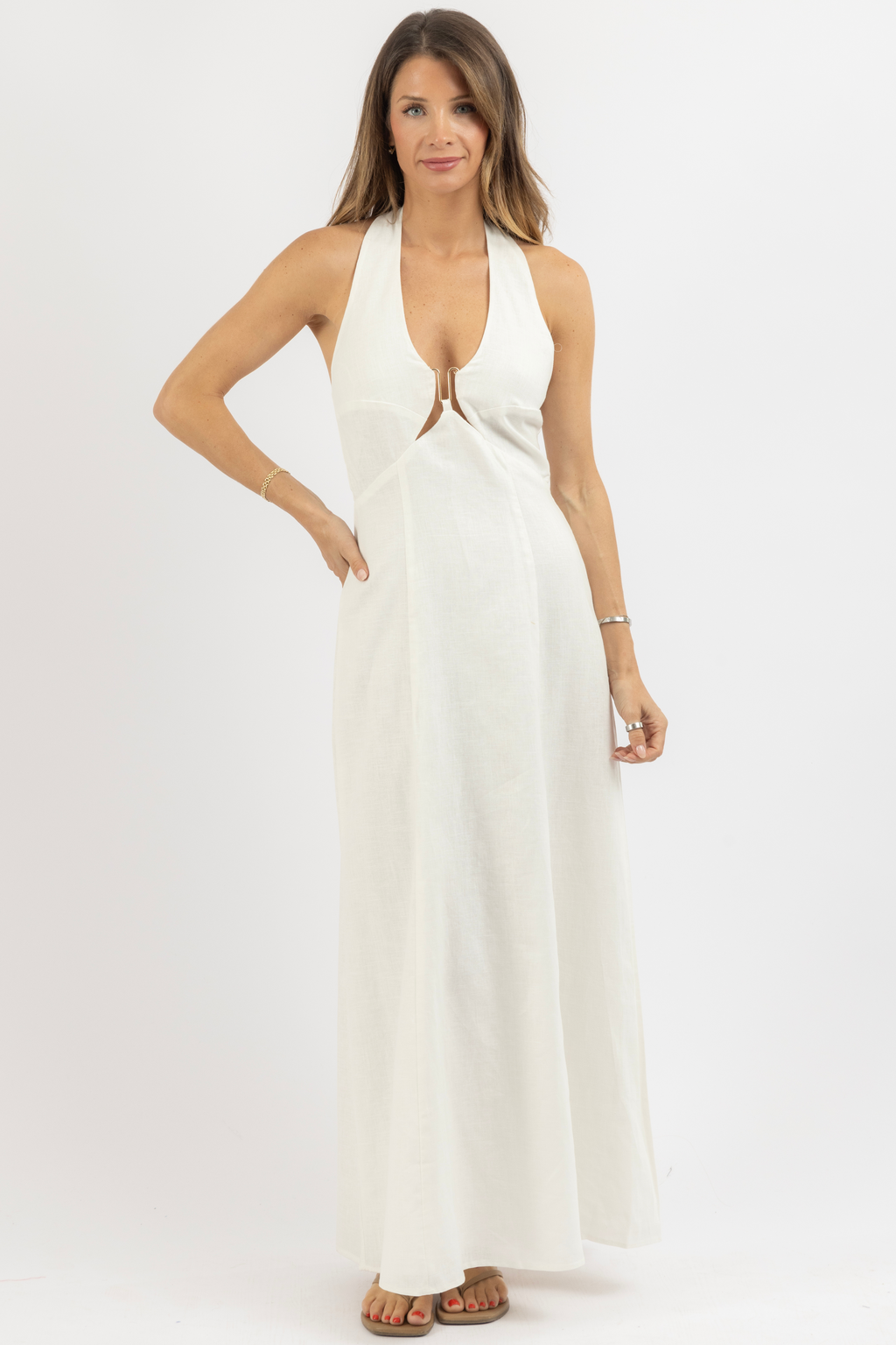 HOLDEN WHITE MAXI DRESS