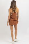 HOT SHOT SOLID CAMEL SKORT DRESS