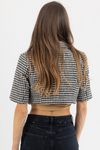 ASTER HOUNDSTOOTH CROP JACKET