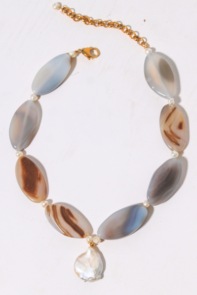 IBIZA BAROQUE PEARL NECKLACE