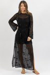 INEZ PALM KNIT DRESS