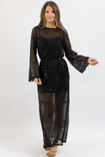 INEZ PALM KNIT DRESS