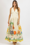 DAHLIA HALTER MAXI DRESS