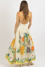 DAHLIA HALTER MAXI DRESS