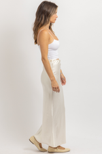 THE VALERIE CREAM SATIN SKIRT