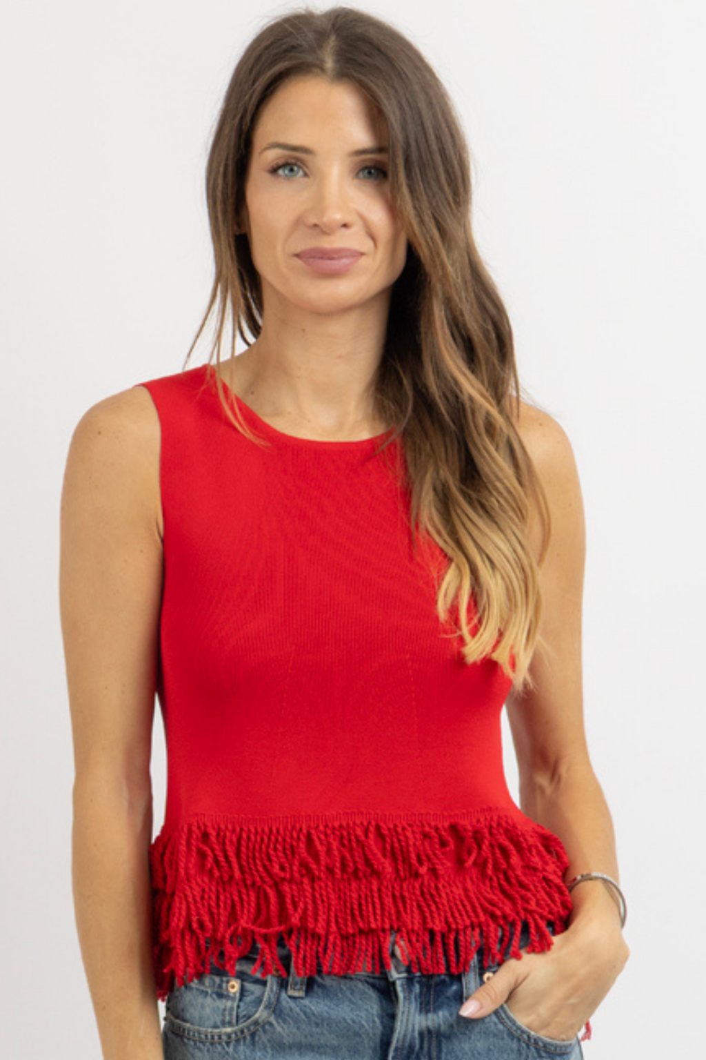 JACKSON FRINGE TOP