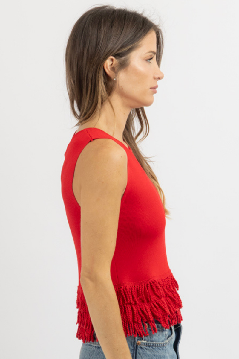 JACKSON FRINGE TOP