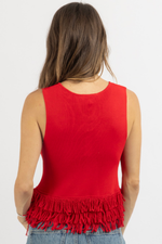 JACKSON FRINGE TOP